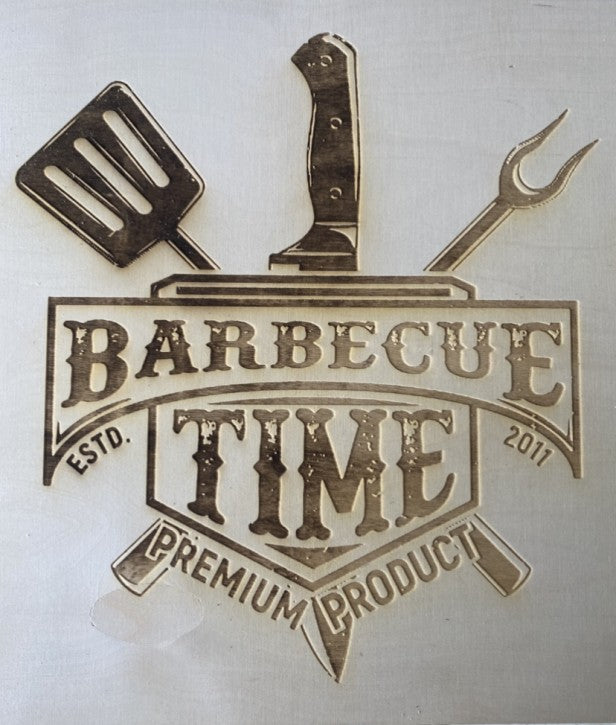 Brot Schneidebrett Motiv Barbecue Time