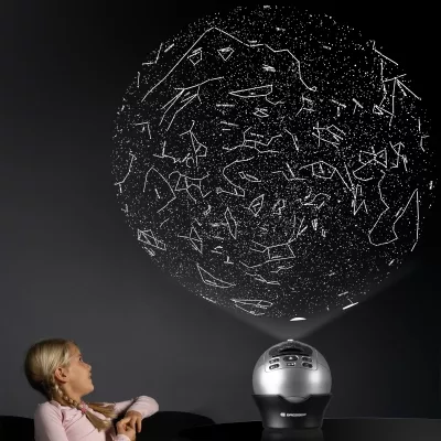 BRESSER JUNIOR - Heimplanetarium Set mit Motor und Sternschnuppenfunktion