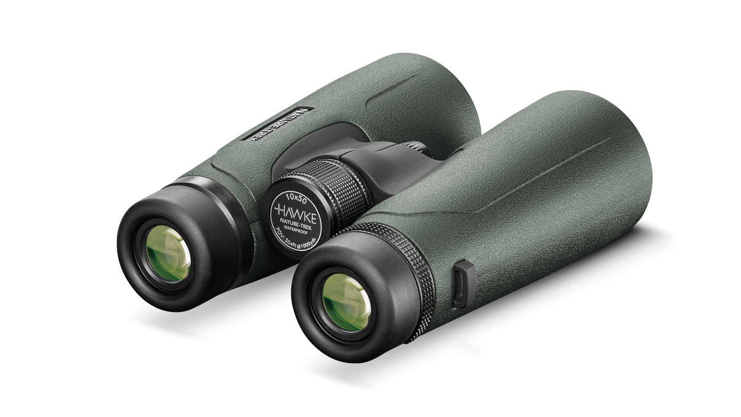 Hawke Nature-Trek 10x50 Binoculars - Green