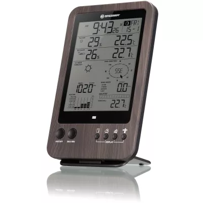 BRESSER WTW 5-IN-1 WETTER CENTER IN HOLZOPTIK