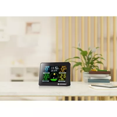 BRESSER THERMO HYGRO QUADRO NLX - THERMO-/HYGROMETER MIT 3 AUSSENSENSOREN