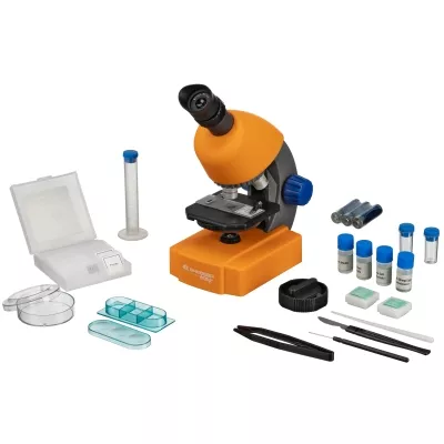 BRESSER JUNIOR 40X-640X MIKROSKOP MIT ZUBEHÖR UND TRANSPORTKOFFER