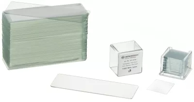 Objektträger u. Deckgläser 50 Stück 76x26x1mm