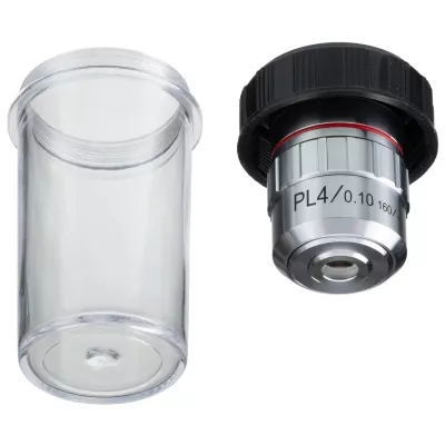 Objektiv planachromatisch DIN PL 4x/0.1 160/-0