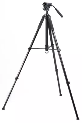BRESSER TR-688V Videostativ mit 2-Wege-Neiger - 170cm hoch