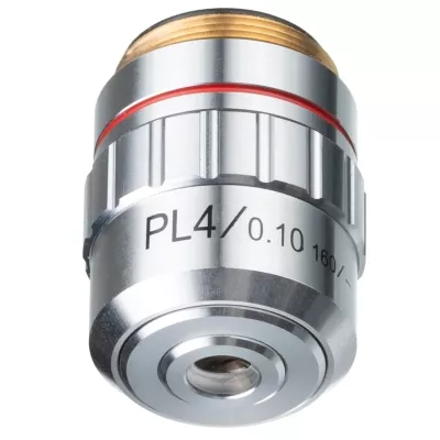 Objektiv planachromatisch DIN PL 4x/0.1 160/-0