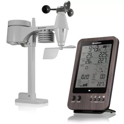 BRESSER WTW 5-IN-1 WETTER CENTER IN HOLZOPTIK