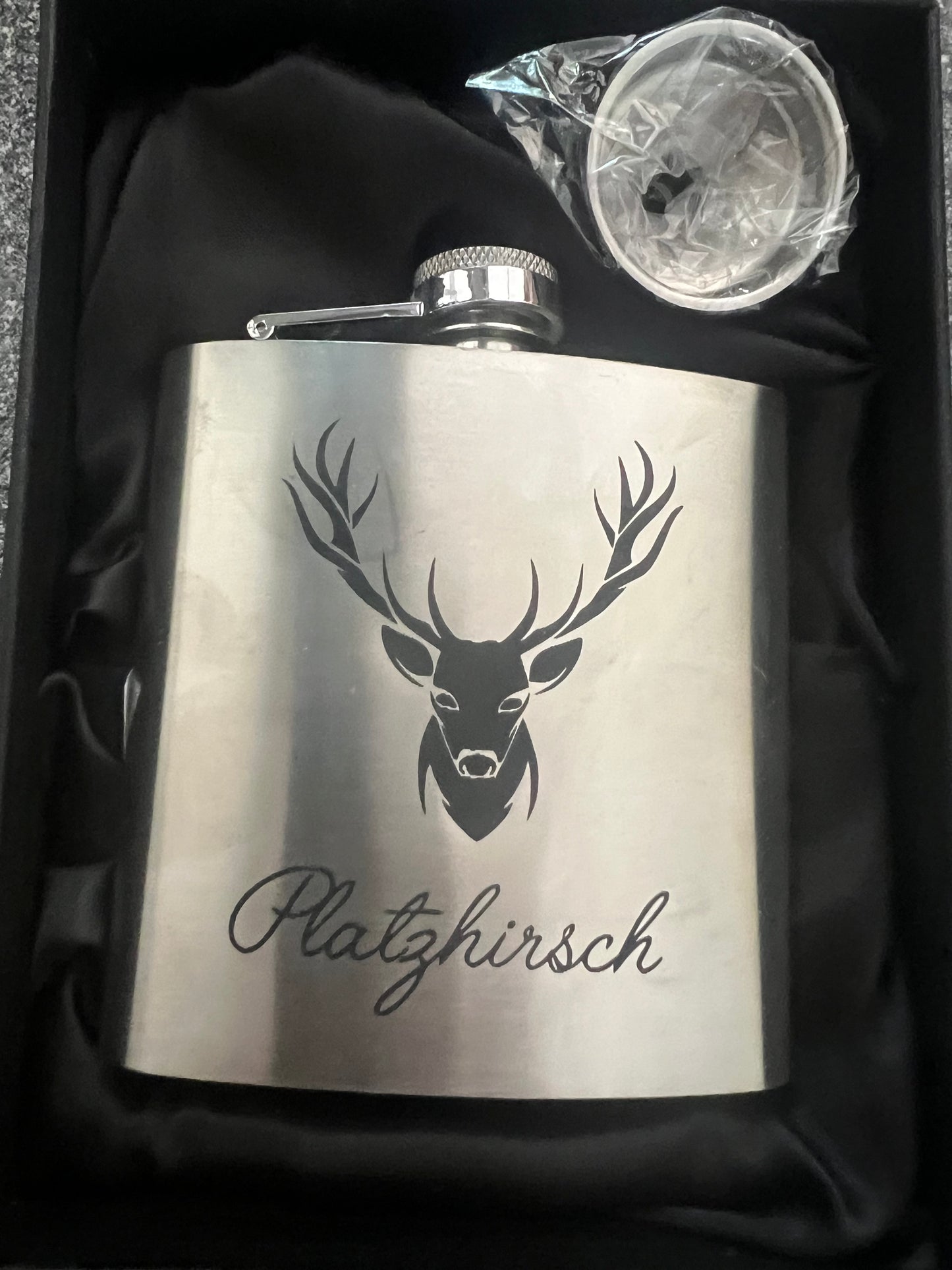 Flachmann 150 ml Platzhirsch