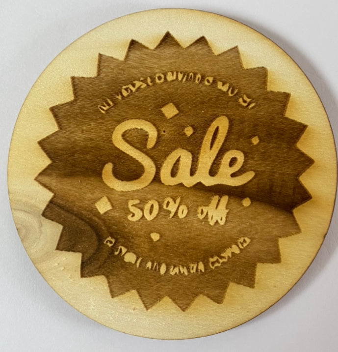11 Bierdeckel aus 4mm Holz
