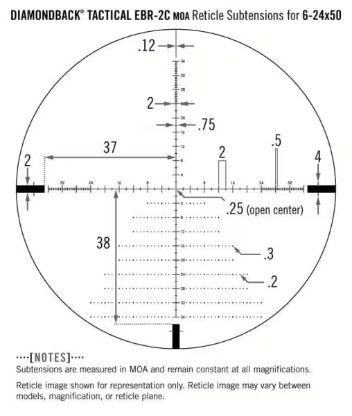 Vortex Diamondback Tactical 6-24x50 FFP MOA